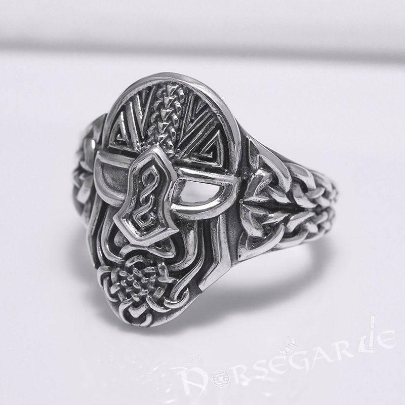 Handcrafted Helm of Odin Ring - Bronze