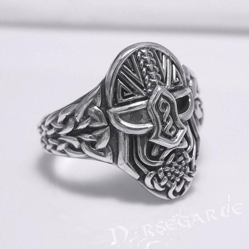 Handcrafted Helm of Odin Ring - Bronze