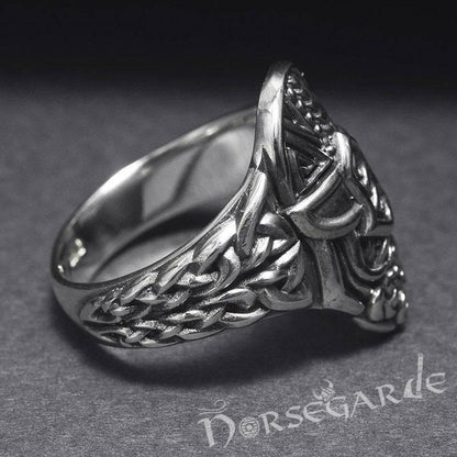 Handcrafted Helm of Odin Ring - Bronze