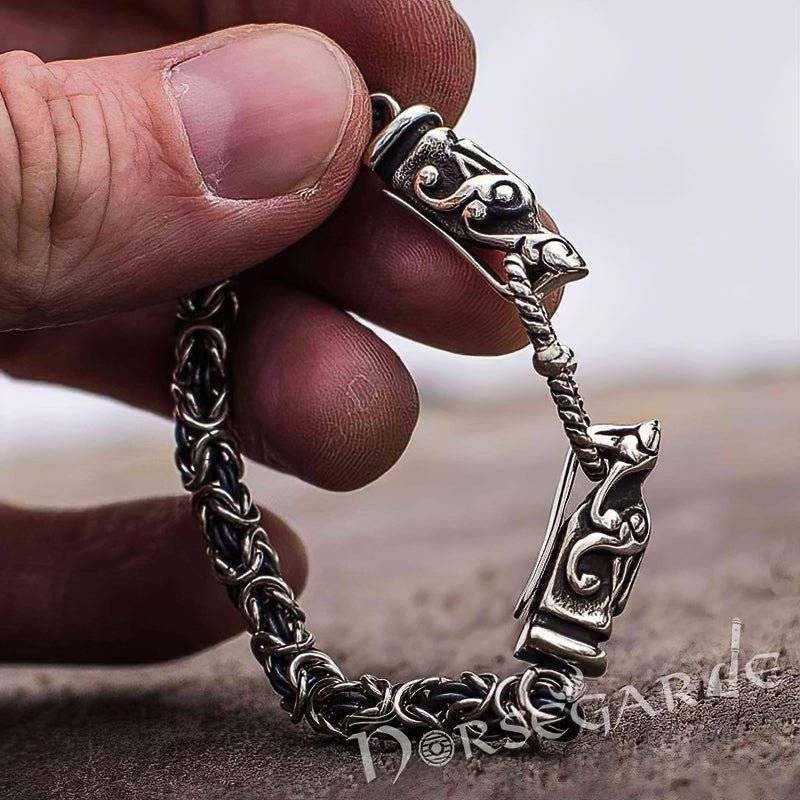 Handcrafted King's Chain Bracelet - Sterling Silver