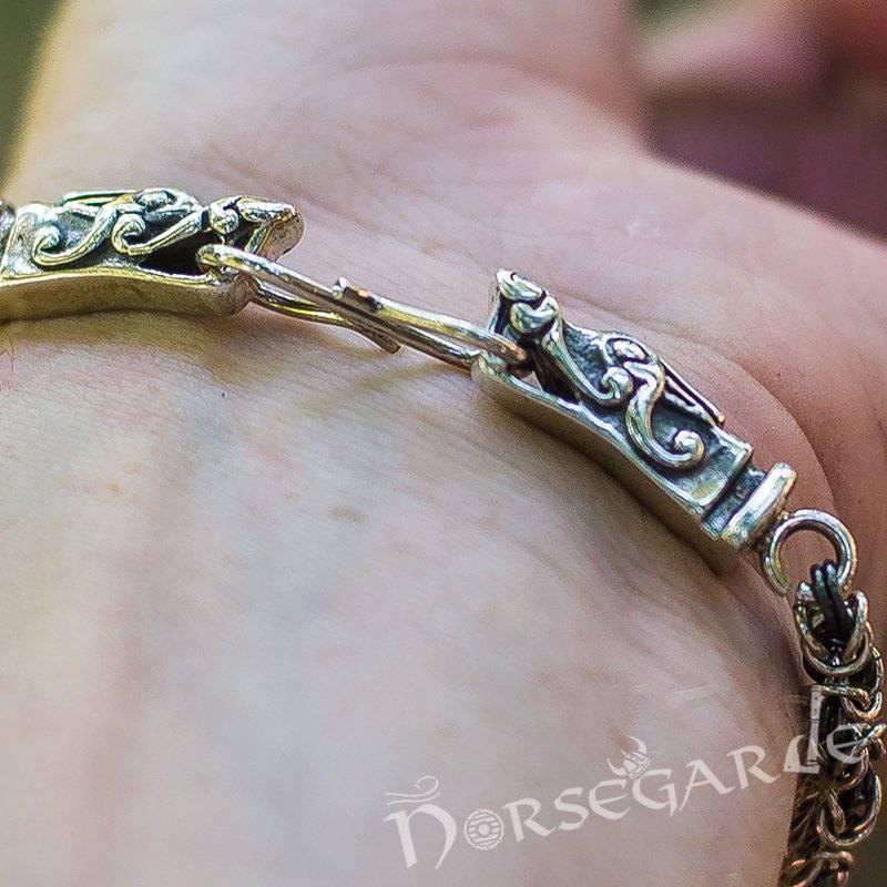 Handcrafted King's Chain Bracelet - Sterling Silver