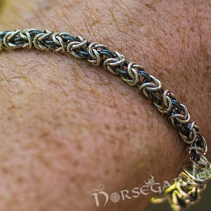 Handcrafted King's Chain Bracelet - Sterling Silver
