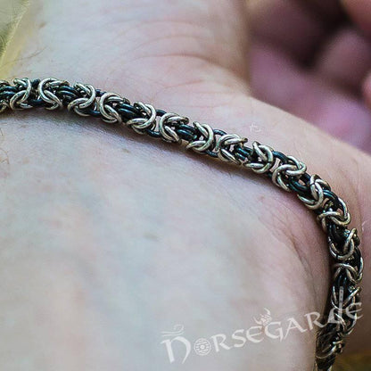 Handcrafted King's Chain Bracelet - Sterling Silver