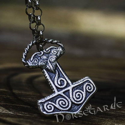 Handcrafted Miniature Scania Mjölnir - Sterling Silver