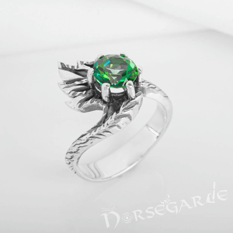 Handcrafted Nature's Treasure Ring - Sterling Silver