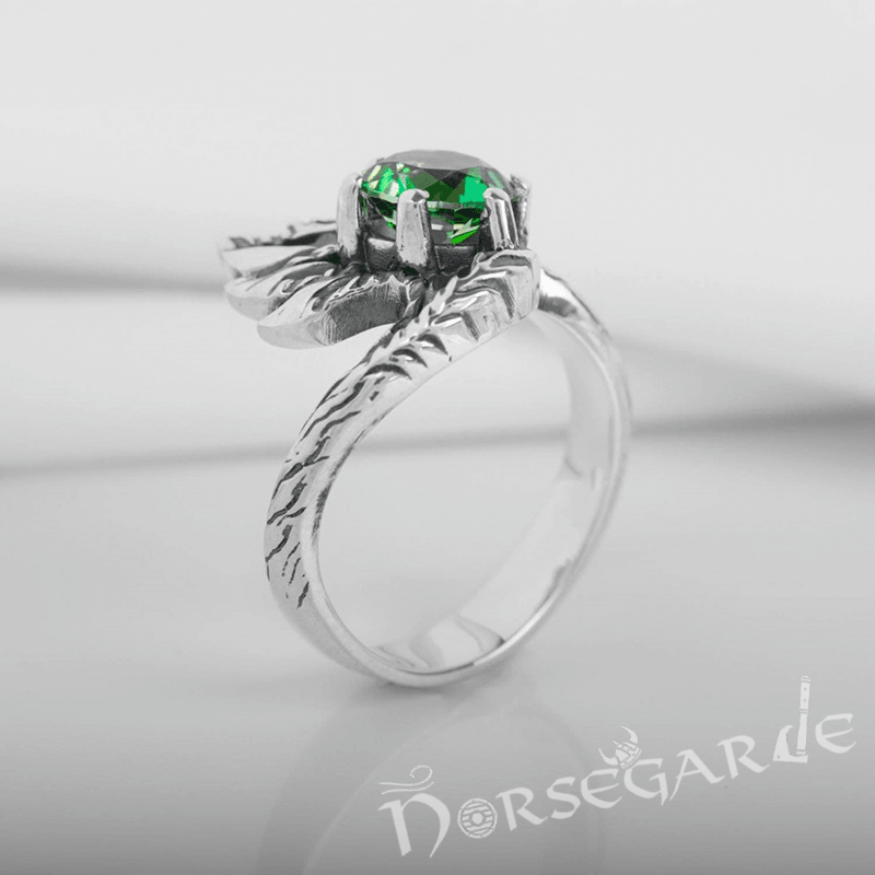 Handcrafted Nature's Treasure Ring - Sterling Silver