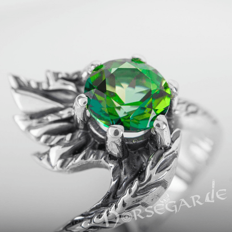 Handcrafted Nature's Treasure Ring - Sterling Silver