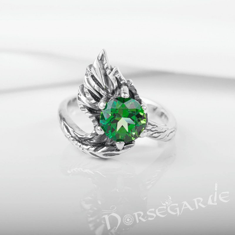 Handcrafted Nature's Treasure Ring - Sterling Silver