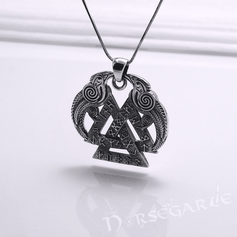 Handcrafted Odin's Wisdom Pendant - Sterling Silver