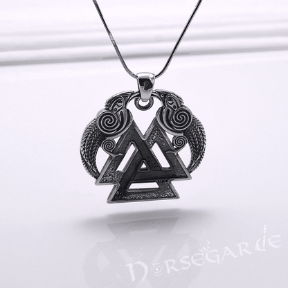 Handcrafted Odin's Wisdom Pendant - Sterling Silver