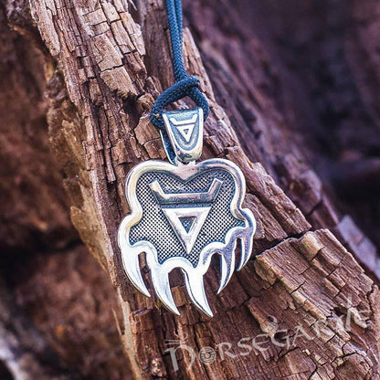 Handcrafted Paw of Veles Pendant - Sterling Silver