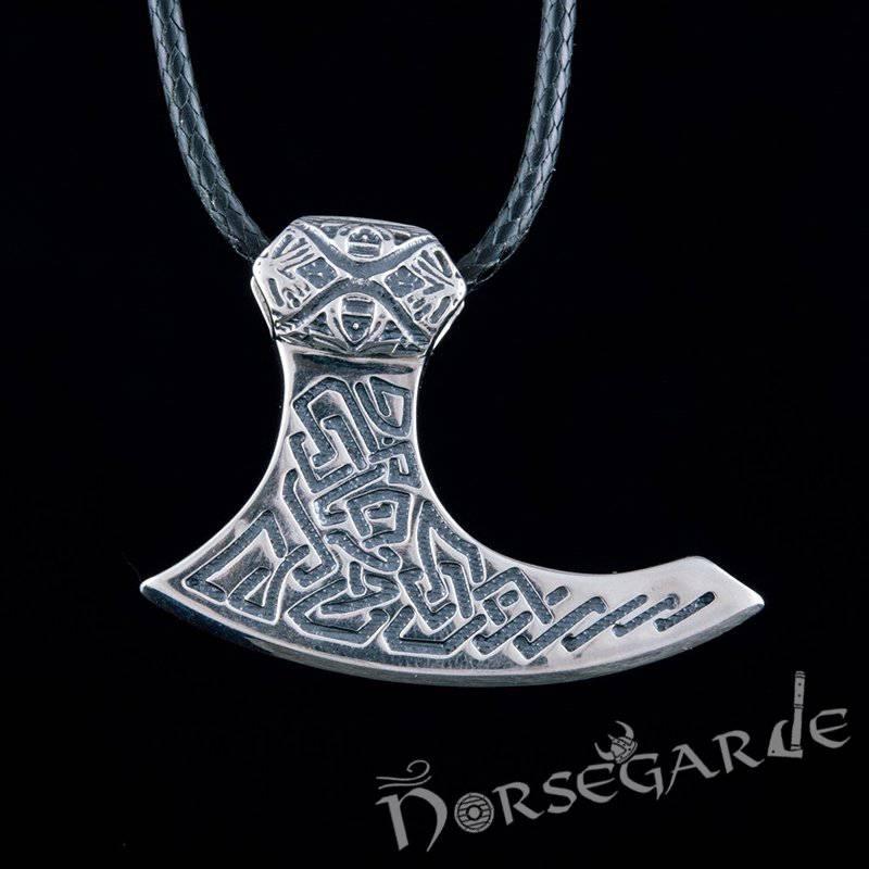 Handcrafted Perun's Axe Pendant - Sterling Silver