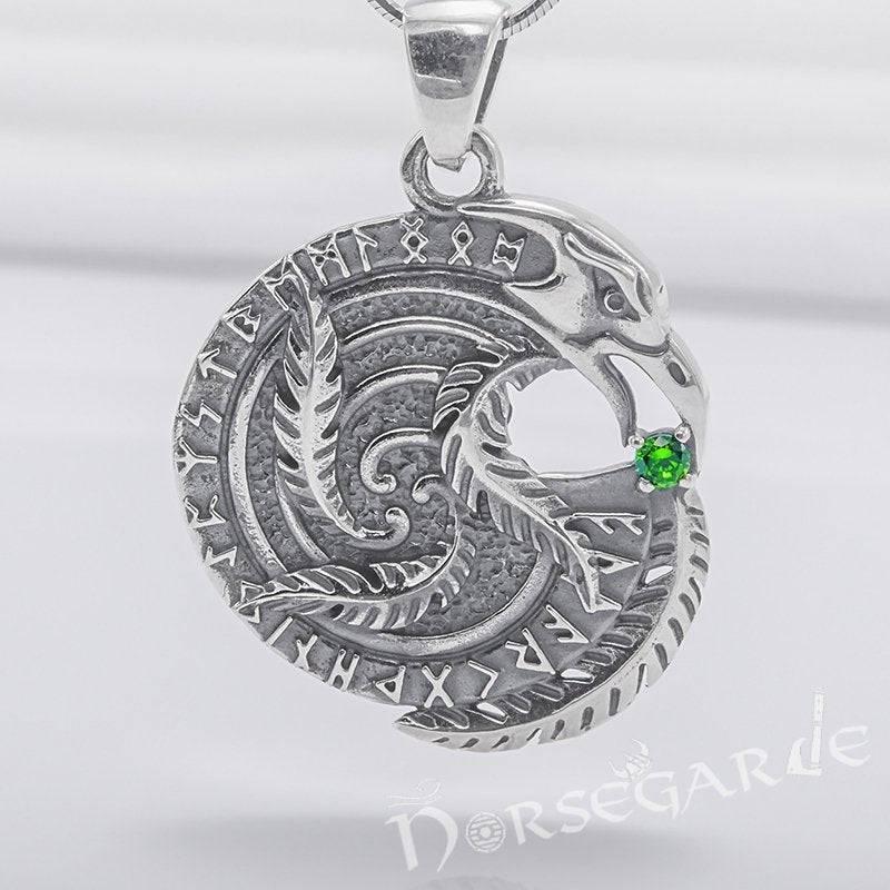 Handcrafted Raven's Wisdom Pendant - Sterling Silver