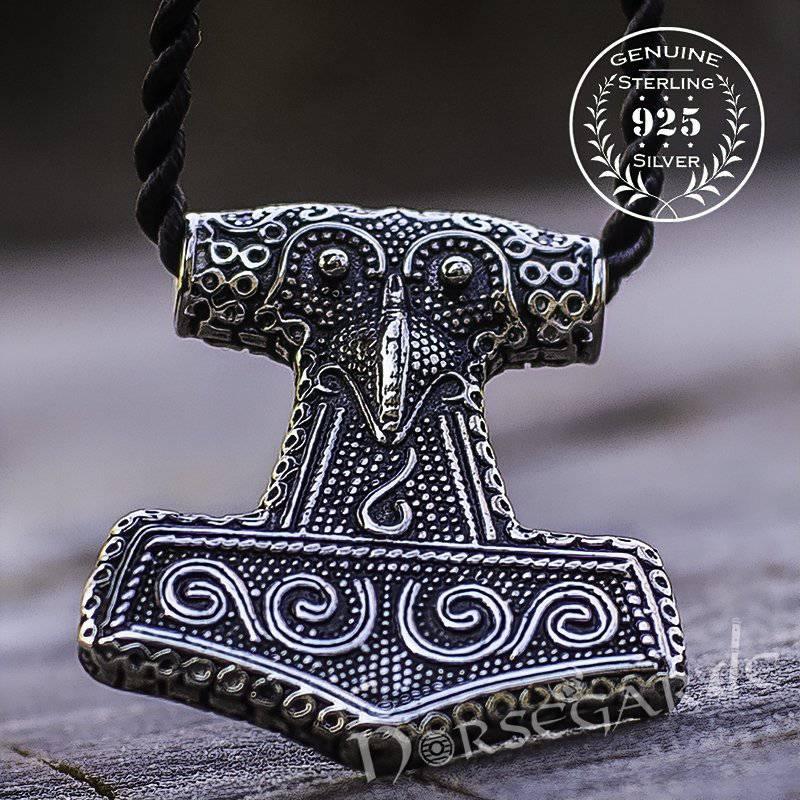 Handcrafted Scania Island Mjölnir Replica - Sterling Silver