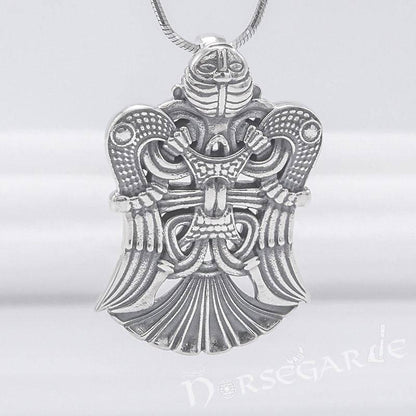 Handcrafted Shapeshifter Loki Amulet - Sterling Silver