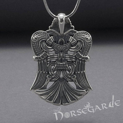 Handcrafted Shapeshifter Loki Amulet - Sterling Silver