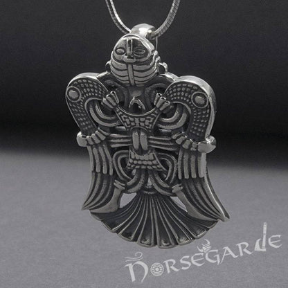 Handcrafted Shapeshifter Loki Amulet - Sterling Silver