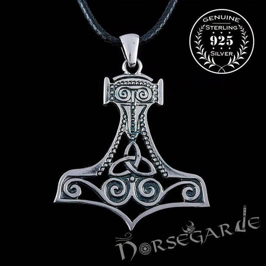 Handcrafted Silhouette Scania Mjölnir - Sterling Silver