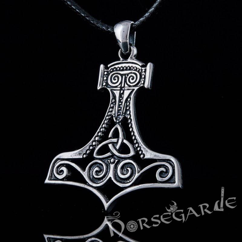 Handcrafted Silhouette Scania Mjölnir - Sterling Silver