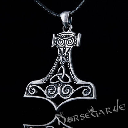 Handcrafted Silhouette Scania Mjölnir - Sterling Silver