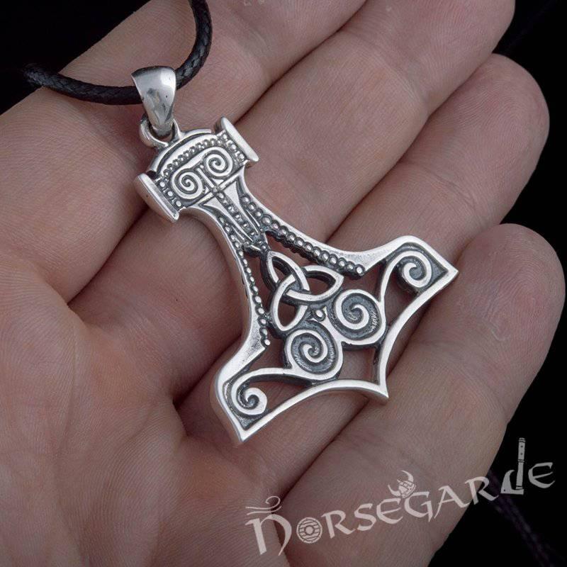 Handcrafted Silhouette Scania Mjölnir - Sterling Silver
