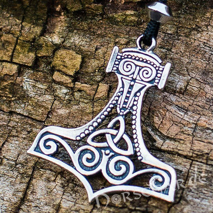 Handcrafted Silhouette Scania Mjölnir - Sterling Silver