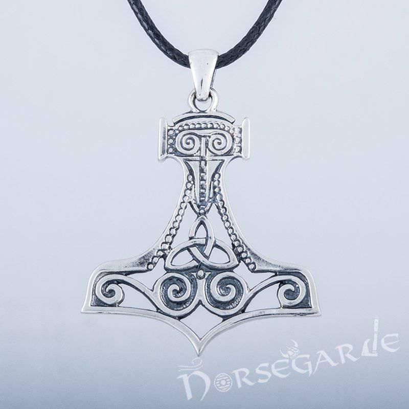 Handcrafted Silhouette Scania Mjölnir - Sterling Silver