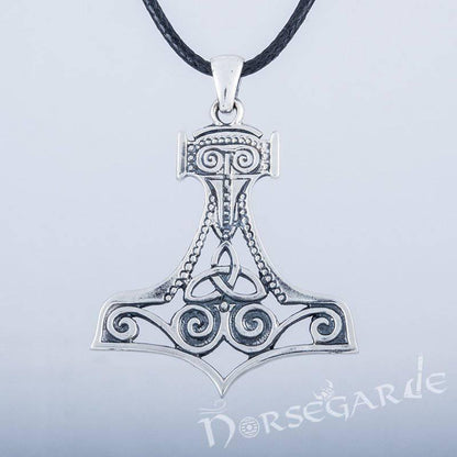 Handcrafted Silhouette Scania Mjölnir - Sterling Silver