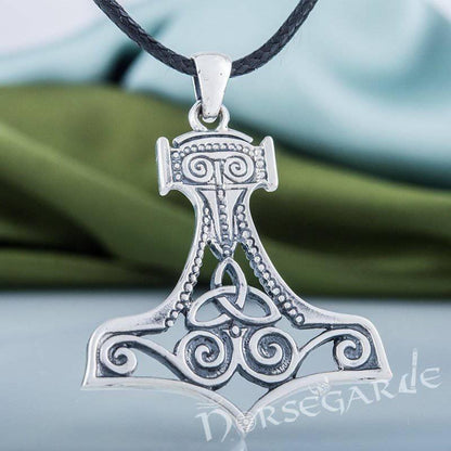Handcrafted Silhouette Scania Mjölnir - Sterling Silver
