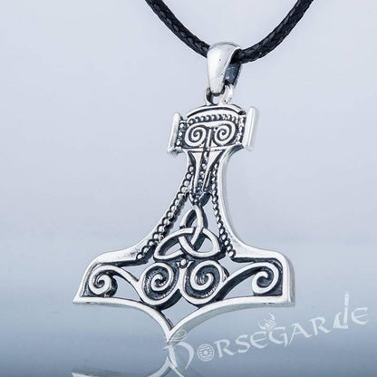 Handcrafted Silhouette Scania Mjölnir - Sterling Silver
