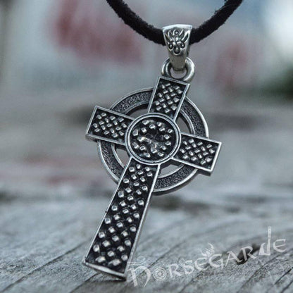 Handcrafted Traditional Celtic Cross Pendant - Sterling Silver