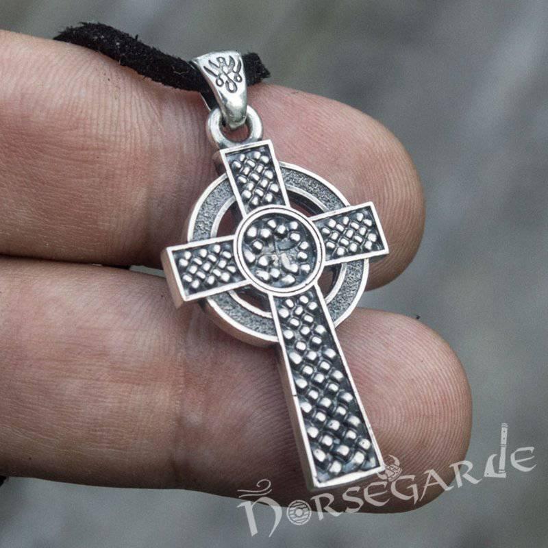 Handcrafted Traditional Celtic Cross Pendant - Sterling Silver