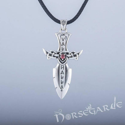 Handcrafted Valhalla Dagger Pendant - Sterling Silver