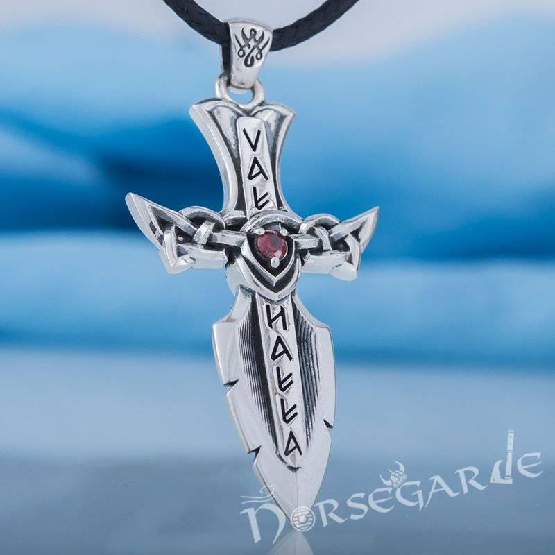 Handcrafted Valhalla Dagger Pendant - Sterling Silver