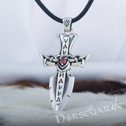 Handcrafted Valhalla Dagger Pendant - Sterling Silver