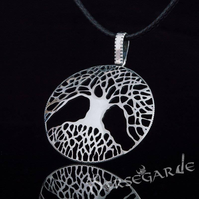 Handcrafted Yggdrasil Light Pendant - Sterling Silver