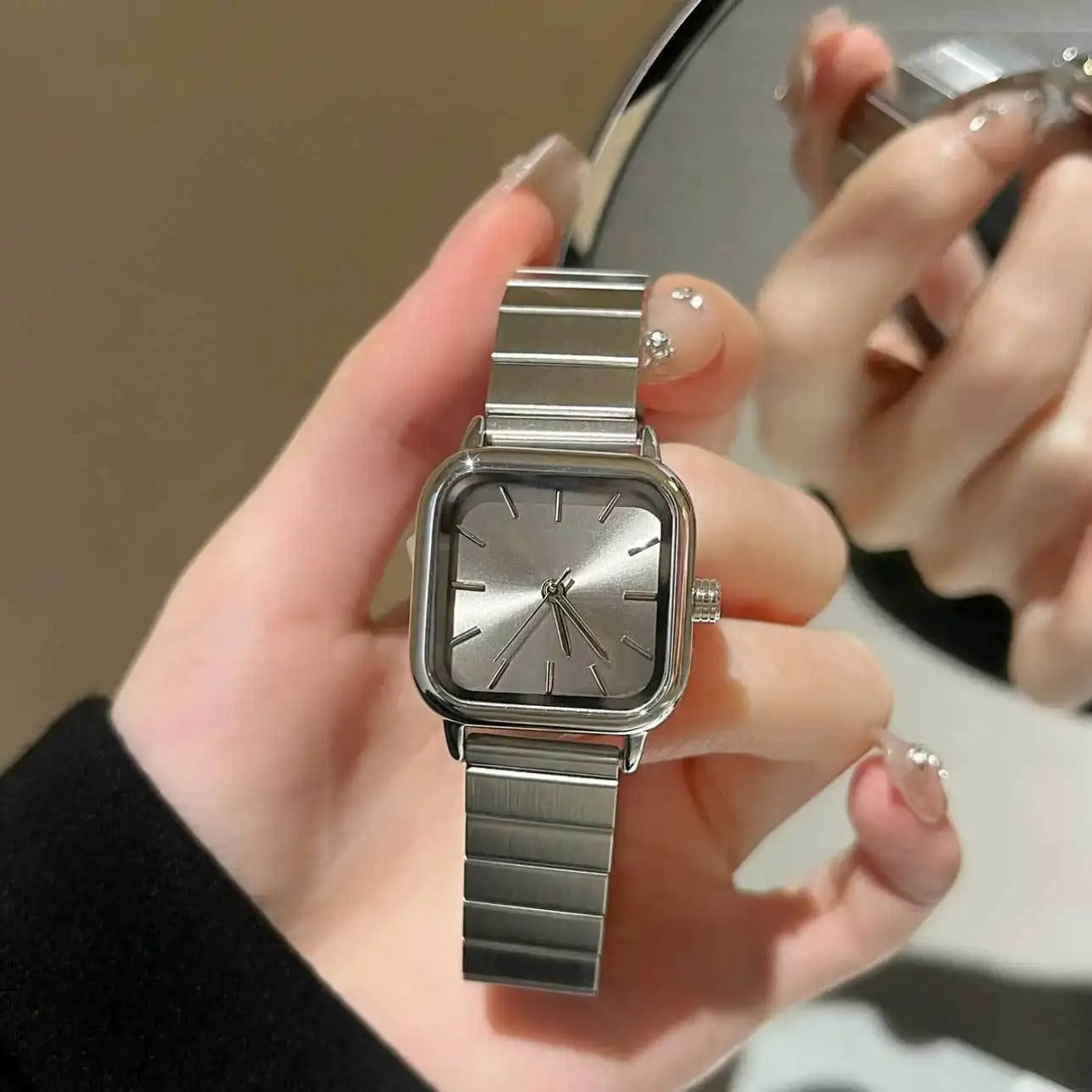 Women's steel luxury watch
