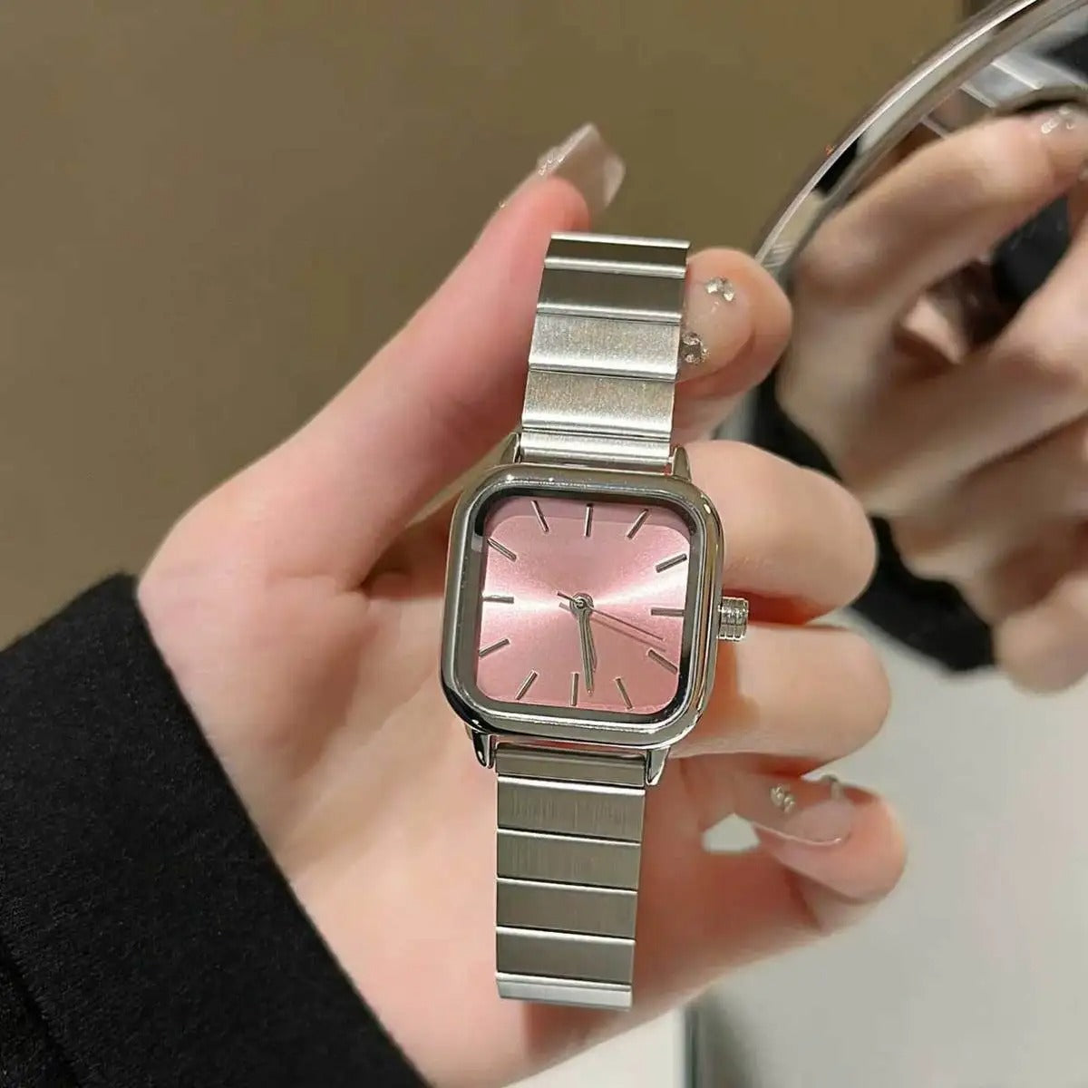 Women's steel luxury watch