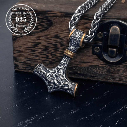 Ornamental Thor's Hoard Mjölnir - Sterling Silver