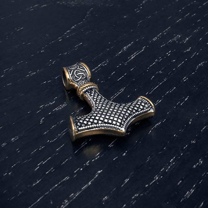 Ornamental Thor's Hoard Mjölnir - Sterling Silver