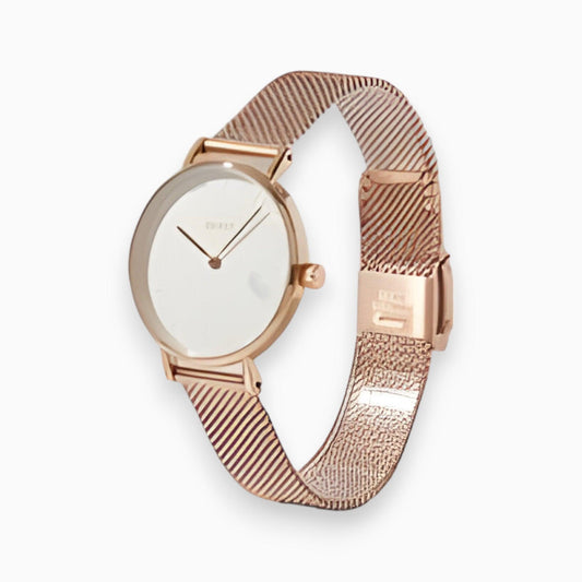 Premium polished steel women's watch