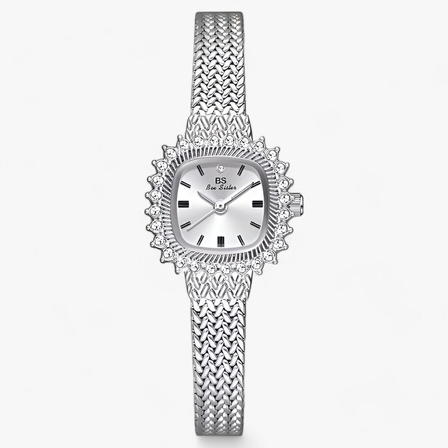 Glamorous gold diamond watch