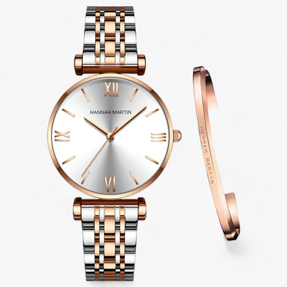 Elegantly designed stainless steel women's watch