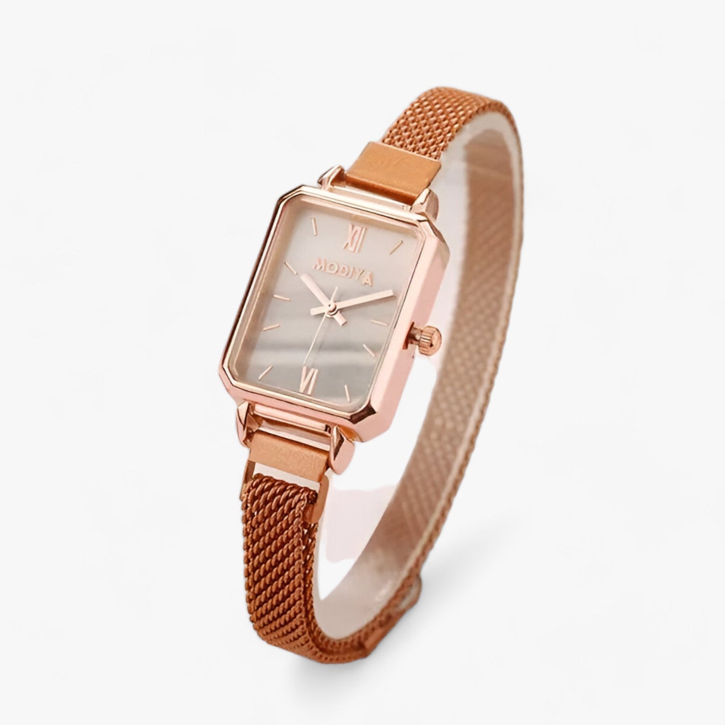 Diora | Elegant square watch with magnetic bracelet