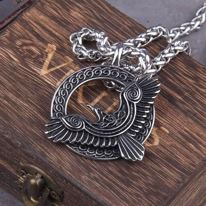 Raven's Flight Amulet - Sterling Silver