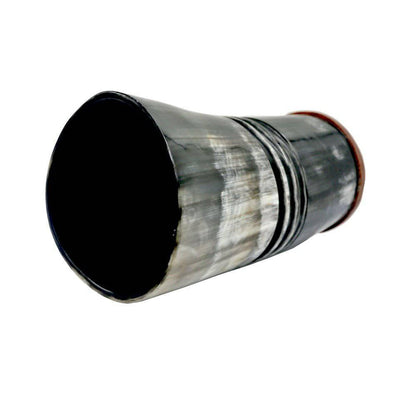 Redwood Base Drinking Horn Cup