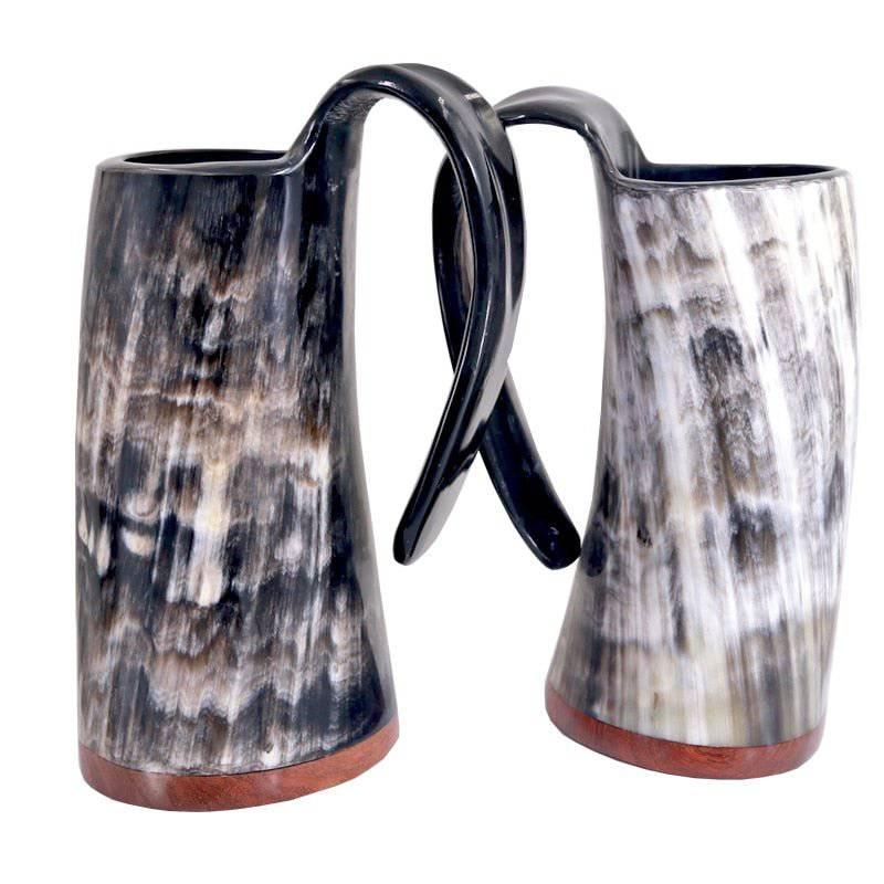 Redwood Base Drinking Horn Mug