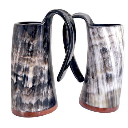 Redwood Base Drinking Horn Mug