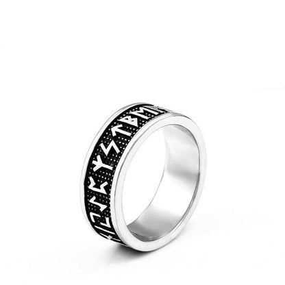 Runic Circle Band - Stainless Steel