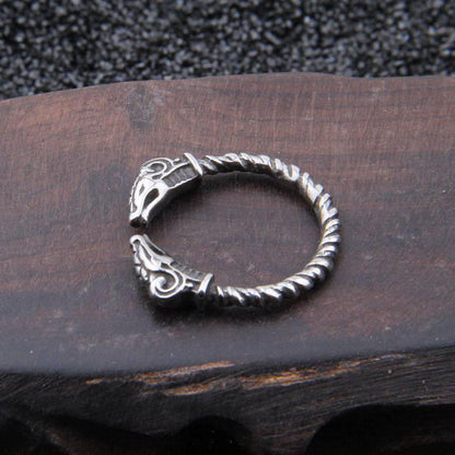 Thor's Goats Ring - Stainless Steel